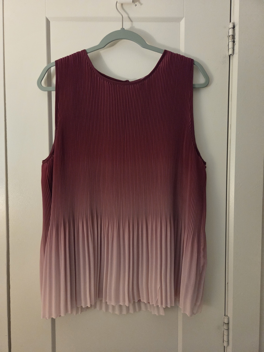 NWT Ricki's Ombre Pleated Sleeveless Top